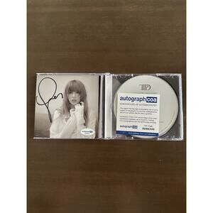 Taylor Swift SIGNED The Tortured Poets Department CD Autographed w/ COA #SD86320